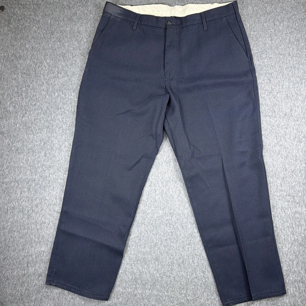 Unifirst Armorex FR Flame Resistant Pants Mens 40x30 Navy Blue CAT 2 Work EMS